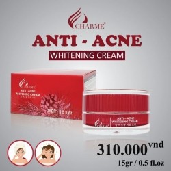 Kem Trị Mụn Hàn Quốc Charme Anti – Acne Whitening Cream